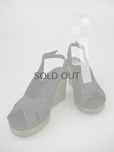 画像2: ノーネーム/ＮＯ　ＮＡＭＥ　ＪＵＡＮＩＴＡ　ＮＥＷ　ＳＬＩＮＧ　ＳＴＲＡＳＳ　ＢＬＡＣＫ【サンダル】　【３０％ＯＦＦ】 (2)