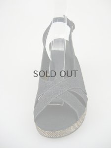 画像4: ノーネーム/ＮＯ　ＮＡＭＥ　ＪＵＡＮＩＴＡ　ＮＥＷ　ＳＬＩＮＧ　ＳＴＲＡＳＳ　ＢＬＡＣＫ【サンダル】　【３０％ＯＦＦ】 (4)