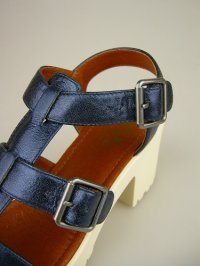 画像2: ノーネーム/ＮＯ　ＮＡＭＥ　TANGO SANDAL  ＤＥＥＰ　ＢＬＵＥ（ブルー）　【サンダル】【３０％ＯＦＦ】【送料無料】