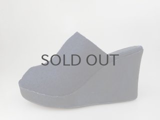 NO NAME ノーネーム*サボサンダル♪スリッポン グレー37 美品