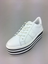 画像1: ノーネーム/ＮＯ　ＮＡＭＥ　BOOST SNEAKER  レザー　ホワイト　靴　スニーカー