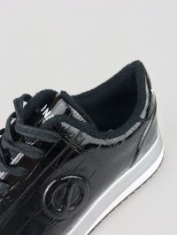 画像2: 【限定ＳＡＬＥ】【３０％ＯＦＦ】ノーネーム/ＮＯ　ＮＡＭＥ　ＦＵＴＵＲＡ　ＪＯＧ　PRINT　ブラック 靴　スニーカー