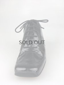 画像7: 【限定ＳＡＬＥ】【３０％ＯＦＦ】ノーネーム/ＮＯ　ＮＡＭＥ　ＹＯＫＯ　ＺＩＰ　ＪＯＧ　ＣＲＯＣＯ　ブラック 靴　スニーカー (7)