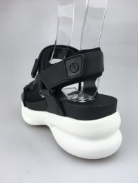 画像3: ノーネーム/ＮＯ　ＮＡＭＥ　ＮＡＭＥ　CONCRETE　SANDAL　ブラック　 靴　サンダル