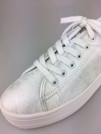 画像2: 【期間限定SALE】ノーネーム/ＮＯ　ＮＡＭＥ　ＮＡＭＥ　ＰＬＡＴＯ　Ｍ　ＳＮＥＡＫＥＲ　　シルバー　 靴　スニーカー