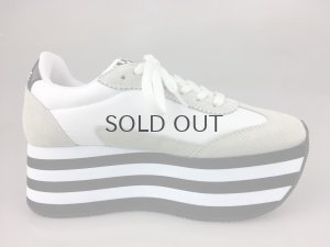 画像3: 【期間限定SALE】【４０％OFF】ノーネーム/ＮＯ　ＮＡＭＥ　ＦＬＥＸ 　L　ＪＯＧ　ナイロン  ホワイト  靴　スニーカー (3)