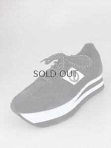 画像2: 【期間限定SALE】ノーネーム/NO NAME FLEX M JOG SUEDE/JUMY  ブラック 靴 スニーカー (2)