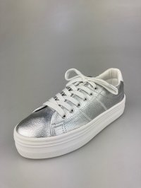 画像1: 【期間限定SALE】ノーネーム/ＮＯ　ＮＡＭＥ　ＮＡＭＥ　ＰＬＡＴＯ　Ｍ　ＳＮＥＡＫＥＲ　　シルバー　 靴　スニーカー