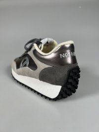 画像3: 【期間限定３０％OFF】ノーネーム/ＮＯ　ＮＡＭＥ　PUNKY JOGGER ALUX/SUEDE　シルバー　靴　スニーカー