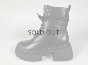 画像1: 【期間限定３０％OFF】ノーネーム/no name　　STRONG RANGER BOOTS NAPPA RECYCLED　ブラック　ブーツ　厚底ブーツ (1)