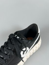 画像2: 【期間限定３０％OFF】ノーネーム/ＮＯ　ＮＡＭＥ　PLAY  SNEAKER NAPPA RECYCLED ブラック  靴　スニーカー