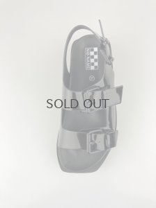 画像7: 【期間限定SALE】ノーネーム/ＮＯ　ＮＡＭＥ　JULY BUCKLE　エナメル サンダル　ブラック　靴　サンダル (7)