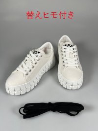 画像1: 【１，０００円引き】 ノーネーム/ＮＯ　ＮＡＭＥ　PLAY SNEAKER 　CANVAS 　ホワイト　 靴　スニーカー