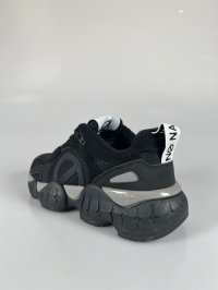 画像3: 【期間限定２０％OFF】ノーネーム/ＮＯ　ＮＡＭＥ　CRAZY JOG 　NAPPA レザー　ブラック　靴　スニーカー
