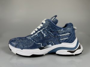 画像1: 【期間限定２０％OFF】ASH（アッシュ）【RACE STRASS DENIM】デニムビジュースニーカー　厚底 (1)