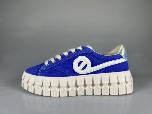 画像1: 【期間限定１０％OFF】【４月３０日１５時まで】ノーネーム/NONAME　PLAY SNEAKER　コットンキャンパス　BLUE　靴　スニーカー (1)