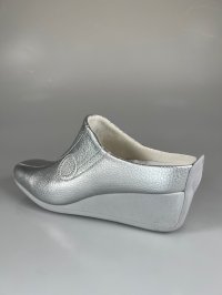 画像3: 【予約品】【２０２５年５月以降入荷】　ノーネーム/ＮＯ　ＮＡＭＥ　ＹＯＫＯ　ＣＬＯＧ　レザー　シルバー　靴　サボスリッポン