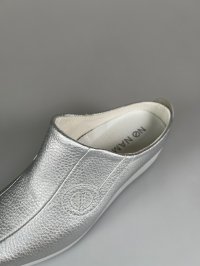 画像2: 【予約品】【２０２５年５月以降入荷】　ノーネーム/ＮＯ　ＮＡＭＥ　ＹＯＫＯ　ＣＬＯＧ　レザー　シルバー　靴　サボスリッポン