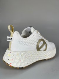 画像3: 【予約品】【2025年９月入荷予定】【レディースモデル】ノーネーム/ＮＯ　ＮＡＭＥ　CARTER  　FLY MESH RECYCLED ホワイト・ゴールド　　靴　スニーカー　厚底