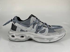 画像1: 【予約品】【2025年９月入荷予定】【メンズモデル】 ノーネーム/ＮＯ　ＮＡＭＥ　WILLO 　MESH スエード　グレー　靴　スニーカー (1)