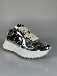 画像1: 【予約品】【2025年９月入荷予定】【レディースモデル】ノーネーム/ＮＯ　ＮＡＭＥ　CARTER  JOG  　MIRROR  シルバー　靴　スニーカー　厚底