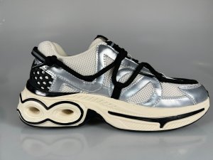 画像1: 【予約品】【2025年９月入荷予定】【メンズモデル】 ノーネーム/ＮＯ　ＮＡＭＥ　WILLO 　RUNNER M MESH 　シルバー　靴　スニーカー (1)
