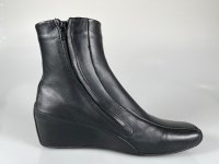 画像2: 【予約品】【２０２５年９月入荷予定】ノーネーム/no name　ＭＩＫＯ　ＩＮ　ＺＩＰ　ＢＯＯＴ NAPPA　ブラック 　ブーツ　厚底ブーツ　　