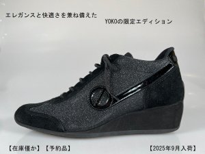 画像1: 【予約品】【2025年９月入荷】ノーネーム/ＮＯ　ＮＡＭＥ　ＹＯＫＯ　ＺＩＰ　ＪＯＧ　STRSS　ブラック　スニーカー　靴 (1)