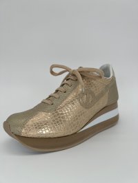 画像1: 【NO NAME SPEED ZIP 　SAND】厚底スニーカー レディース 　ベージュ｜6cmヒール・軽量・丸みシルエット・フランスブランド ノーネーム