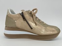 画像2: 【NO NAME SPEED ZIP 　SAND】厚底スニーカー レディース 　ベージュ｜6cmヒール・軽量・丸みシルエット・フランスブランド ノーネーム