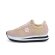 画像1: 【予約品】【2025年９月入荷予定】レディースモデル】 ノーネーム/ＮＯ　ＮＡＭＥ　　FLEX  M JOG KNIT　TAUPE　　厚底 　靴　スニーカー (1)