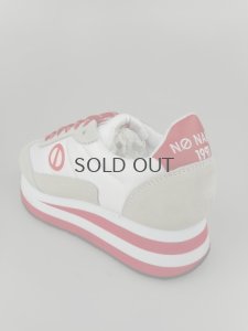 画像5: 【３０％ＯFF】ノーネーム/ＮＯ　ＮＡＭＥ　ＦＬＥＸ　ＪＯＧ　ナイロン　ホワイト/レッド　靴　スニーカー (5)