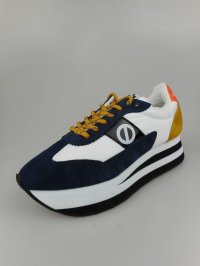 画像1: 【3０％ＯFF】ノーネーム/ＮＯ　ＮＡＭＥ　ＦＬＥＸ　ＪＯＧ　ナイロン　NAVY【ネイビー】　靴　スニーカー