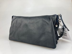 画像1: 【予約品】【2025年9月入荷】les basiques(レ バシック)　レザー3wayポシェットバッグ　ネイビー (1)
