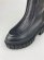 画像4: 【期間限定３０％OFF】ノーネーム/ＮＯ　ＮＡＭＥ　KROSS　ZIP　BOOTS　GLOSSY　NAPPA　ブラック　　靴　ブーツ (4)
