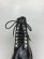画像7: 【１，０００円引き】ノーネーム/ＮＯ　ＮＡＭＥ　KROSS　LOW　BOOTS　PATENT　CROCO　ブラック　靴　ブーツ (7)