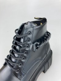 画像2: 【期間限定４０％OFF】ノーネーム/ＮＯ　ＮＡＭＥ　KROSS　BOOTS　CHAIN　BOX　CALF　ブラック　靴　ブーツ