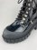 画像3: 【１，０００円引き】ノーネーム/ＮＯ　ＮＡＭＥ　KROSS　LOW　BOOTS　PATENT　CROCO　ブラック　靴　ブーツ (3)