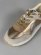 画像3: 【予約品】【８月末頃入荷】【1,000円引き】ノーネーム/ＮＯ　ＮＡＭＥ　PUNKY JOGGER ALUX/SUEDE　ゴールド　靴　スニーカー (3)